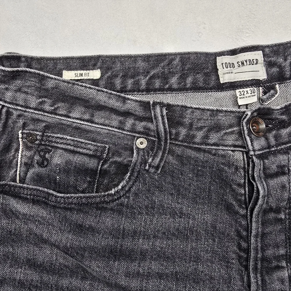 Todd Snyder Selvedge Denim Jeans Men Size 32x30 Grey - Picture 10 of 14